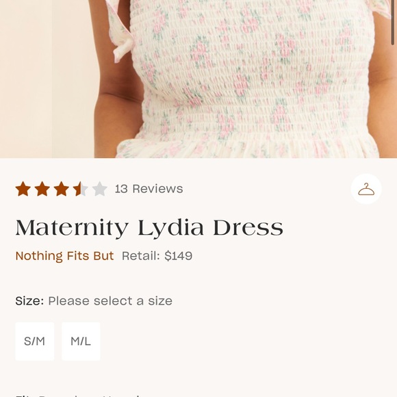 Nothing Fits But Maternity Dress Lydia M/L - Picture 5 of 12